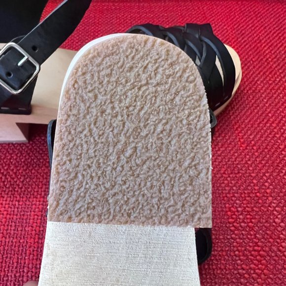 Swedish Hasbeens Black Sandals - NEVER WORN!!! - Picture 5 of 6